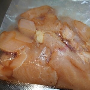 鶏むね肉冷凍保存☆からあげ用味付け